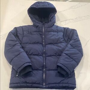 Kids Navy Blue Puffer Jacket